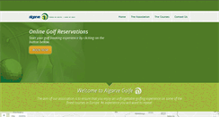 Desktop Screenshot of algarvegolfe.com